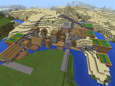minecraft village seed pe